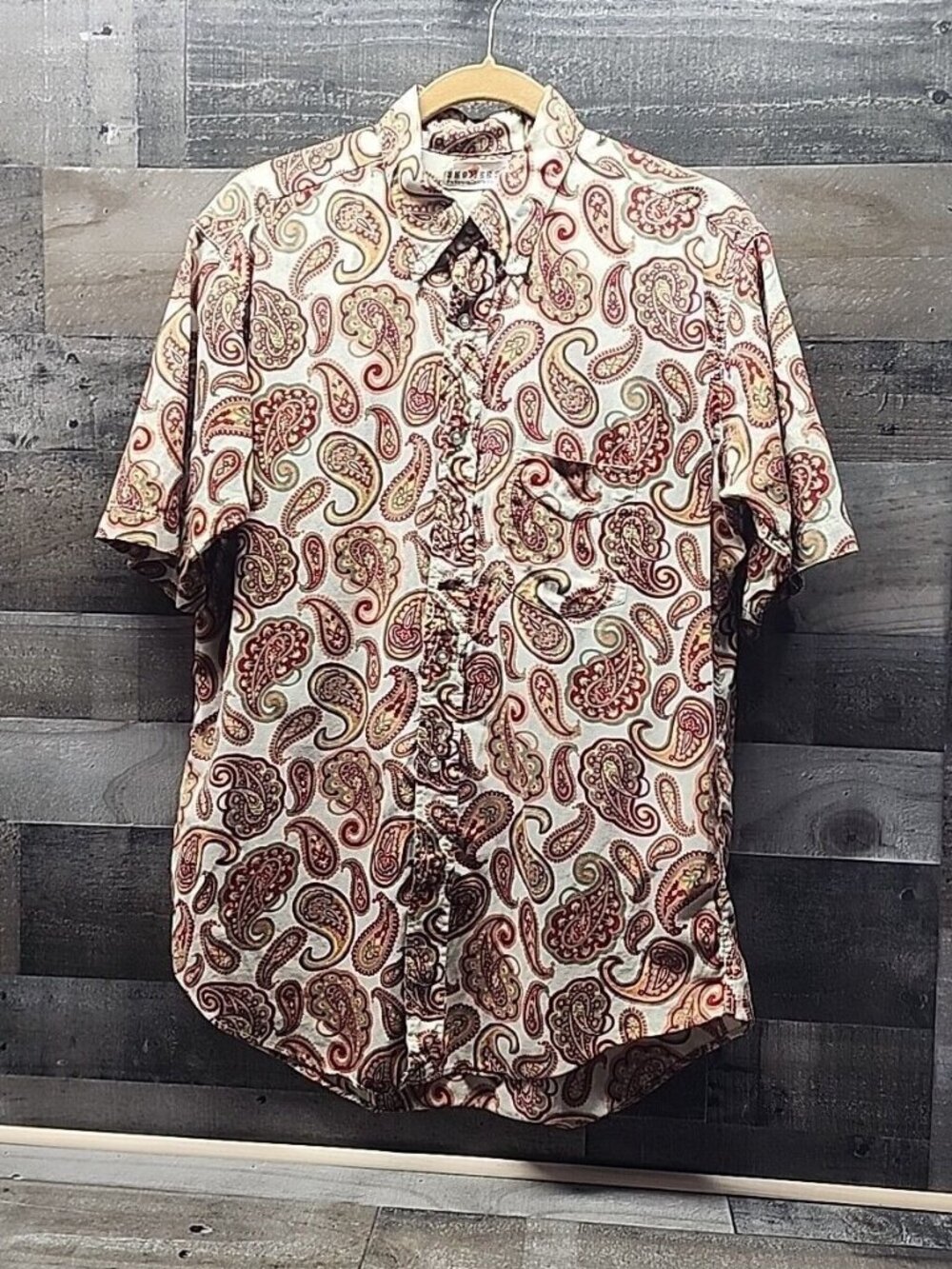 SKOMER"S Phoenix Arizona men's small vintage short sleeve Paisley